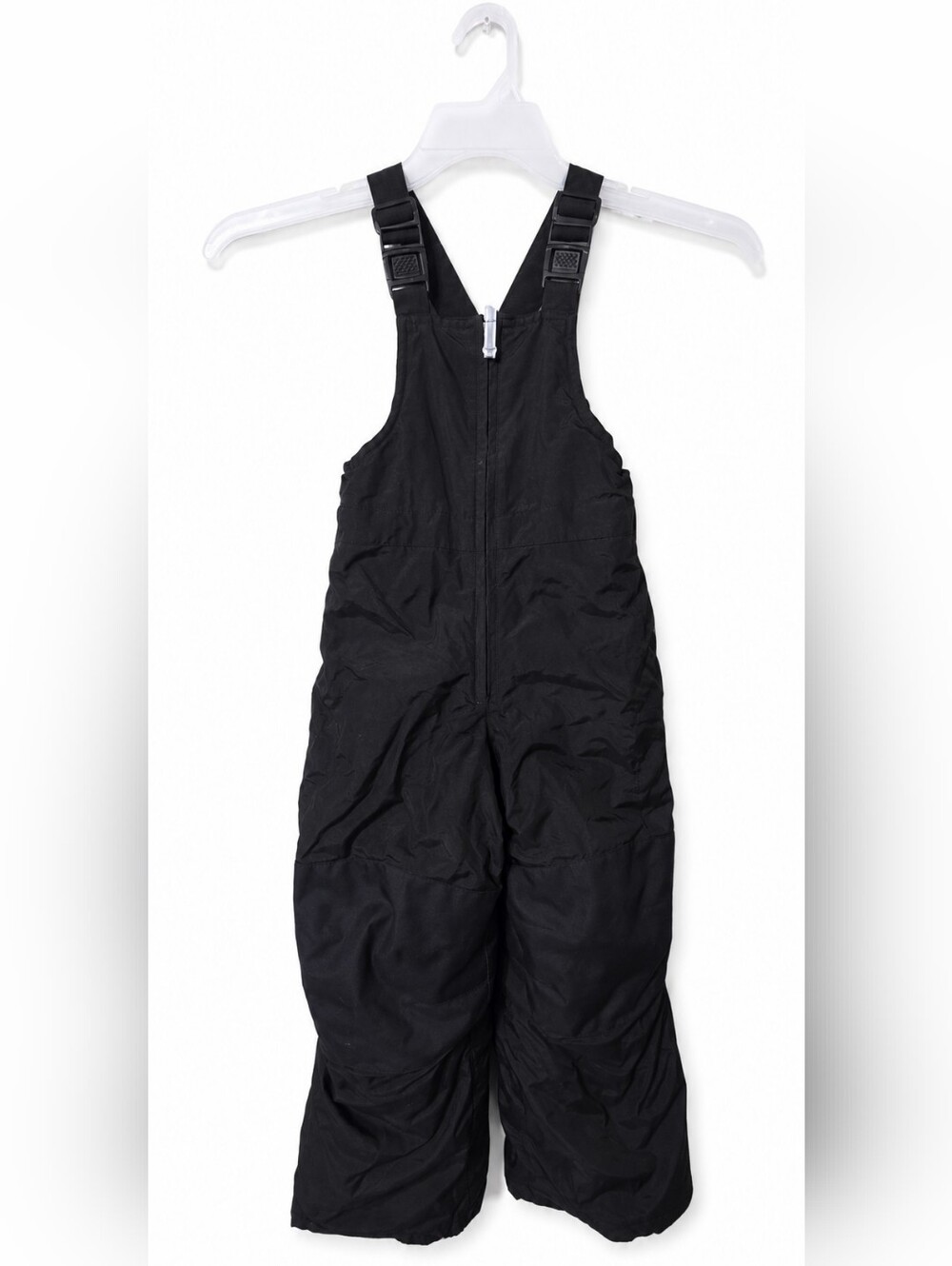 Lands' End Kids Black Insulated Snow Bibs